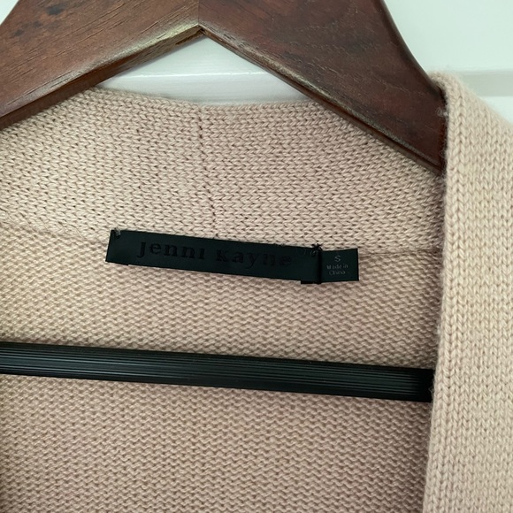 Jenni Kayne Cashmere Sweater Coat Cardigan Blush Small - Picture 4 of 9